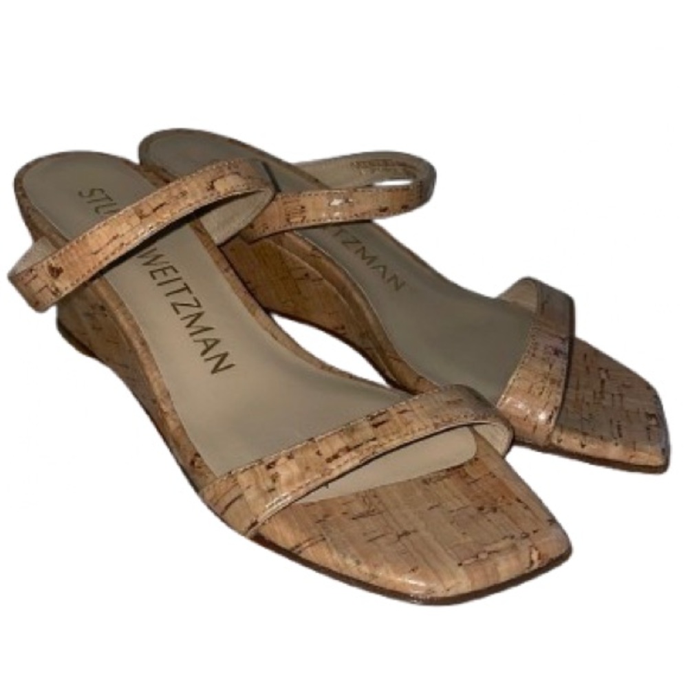 Stuart Weitzman Aleena 50 Wedge patent leather Women's size 5